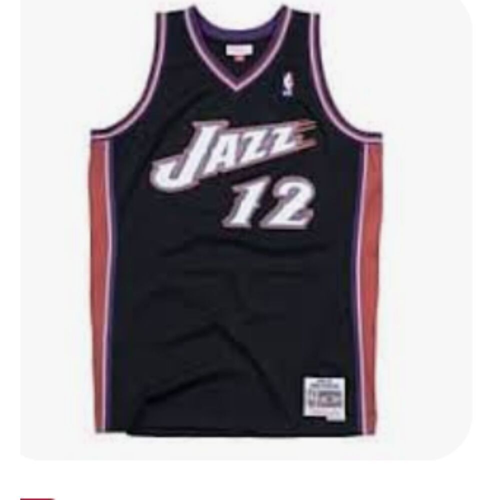 Mitchell & Ness John Stockton Black Utah Jazz 1998/99 Hardwood Classics Jersey